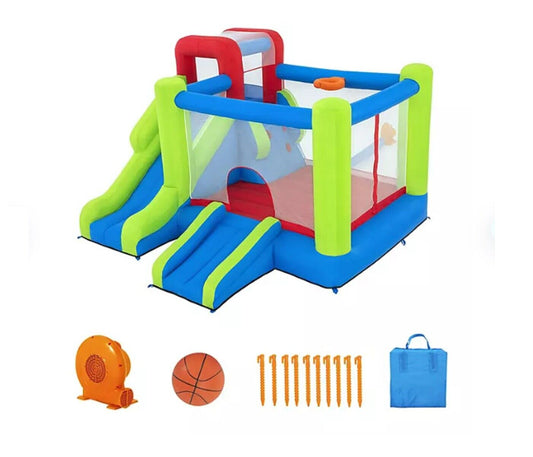 Bestway Wonder Hoops Kids Inflatable Mega Bounce Park By Bestway|Item # 980349591|Model # 53424E